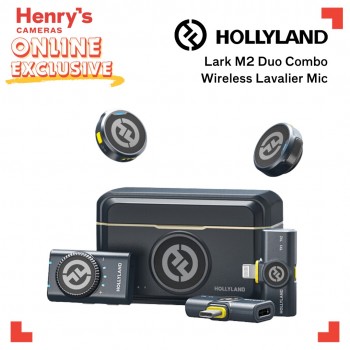 Hollyland Lark M2 Duo Combo Wireless Lavalier Mic Hollyland Lark M2 Duo Combo Wireless Lavalier Mic