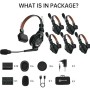 Hollyland Solidcom C1 Pro-6S Full-Duplex ENC Wireless Intercom System with 6 Headsets