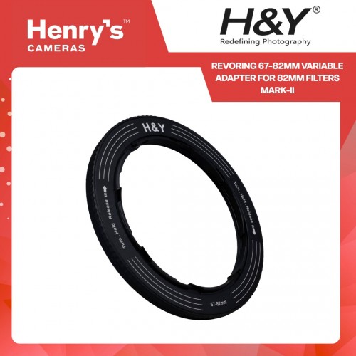 H&Y REVORING 67-82mm Variable Adapter for 82mm Filters Mark-II