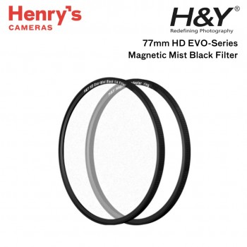 H&Y 77mm HD EVO-Series Magnetic Mist Black 1/4 Filter H&Y 77mm HD EVO-Series Magnetic Mist Black 1/4 Filter