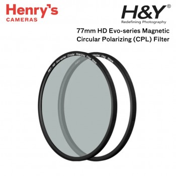 H&Y 77mm HD EVO-Series Magnetic Circular Polarizing (CPL) Filter H&Y 77mm HD EVO-Series Magnetic Circular Polarizing (CPL) Filter