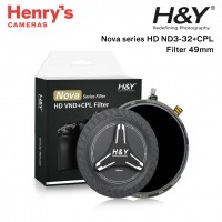 H&Y Nova series HD ND3-32+CPL Filter 49mm (1.5 - 5 stops)