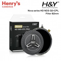 H&Y Nova series HD ND3-32+CPL Filter 82mm (1.5 - 5 stops)