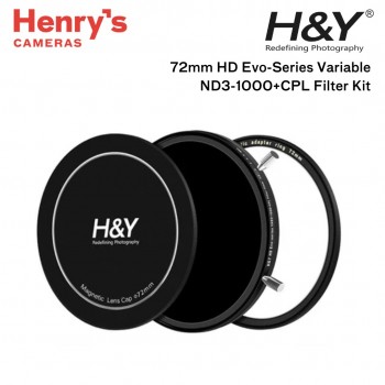 H&Y 72mm HD Evo-Series Magnetic Variable ND3-1000+CPL Filter Kit H&Y 72mm HD Evo-Series Magnetic Variable ND3-1000+CPL Filter Kit
