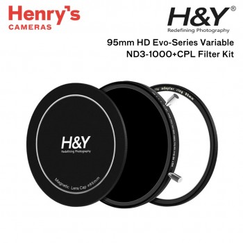 H&Y 95mm HD Evo-Series Magnetic Variable ND3-1000+CPL Filter Kit H&Y 95mm HD Evo-Series Magnetic Variable ND3-1000+CPL Filter Kit