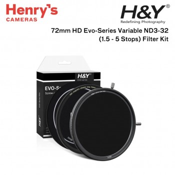 H&Y 72mm HD Evo-series Variable ND3-32 (1.5 - 5 stops) Filter Kit H&Y 72mm HD Evo-series Variable ND3-32 (1.5 - 5 stops) Filter Kit