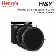H&Y 77mm HD Evo-series Variable ND3-32 (1.5 - 5 stops) Filter Kit