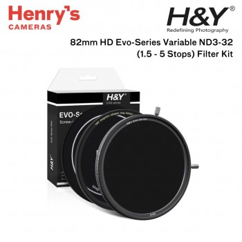H&Y 82mm HD Evo-series Variable ND3-32 (1.5 - 5 stops) Filter Kit H&Y 82mm HD Evo-series Variable ND3-32 (1.5 - 5 stops) Filter Kit