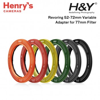 H&Y Revoring 52-72mm Variable Adapter for 77mm Filters H&Y Revoring 52-72mm Variable Adapter for 77mm Filters