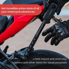 Insta360 Motorcycle U-Bolt Mount + Invisible Stick for Motorcycle/Bike