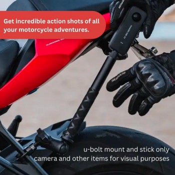Insta360 Motorcycle U-Bolt Mount + Invisible Stick for Motorcycle/Bike Insta360 Motorcycle U-Bolt Mount + Invisible Stick for Motorcycle/Bike