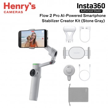 Insta360 Flow 2 Pro Creator Kit AI Phone Stabilizer( Stone Gray)
