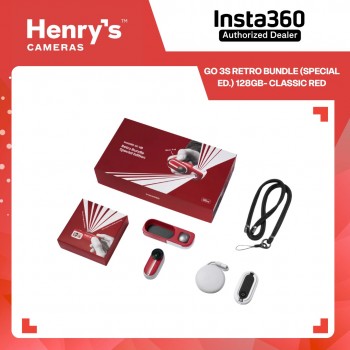 Insta360 Go 3S Retro Bundle (Special Edition) 128GB- Classic Red Insta360 Go 3S Retro Bundle (Special Edition) 128GB- Classic Red