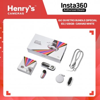 Insta360 Go 3S Retro Bundle (Special Edition) 128GB- Canvas White