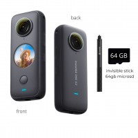 Insta360 One X2 Pocket 360 Steady Cam [Same Day MM] with Stick and Memory Card