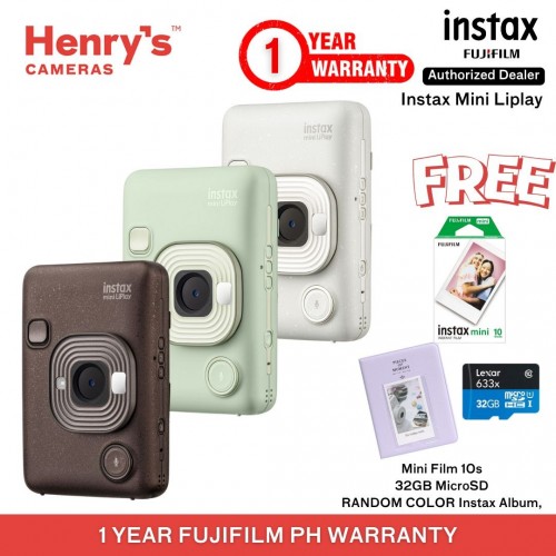 Fujifilm Instax Mini Liplay Hybrid Instant Camera and Printer Fujifilm Instax Mini Liplay Hybrid Instant Camera and Printer