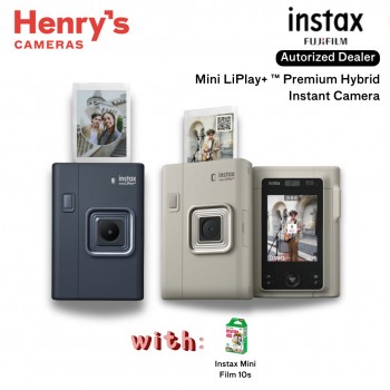 Fujifilm Instax Mini LiPlay+ Premium Hybrid Instant Camera