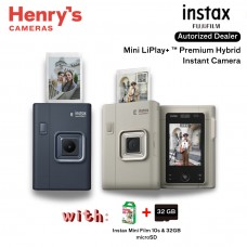 Fujifilm Instax Mini LiPlay+ Premium Hybrid Instant Camera Fujifilm Instax Mini LiPlay+ Premium Hybrid Instant Camera