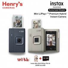 Fujifilm Instax Mini LiPlay+ Premium Hybrid Instant Camera