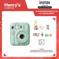 FUJIFILM Instax Mini 13 Fun Kit Lagoon Green FUJIFILM Instax Mini 13 Fun Kit Lagoon Green