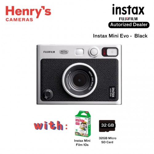 Fujifilm Instax Mini Evo - Black (Type-C) Fujifilm Instax Mini Evo - Black (Type-C)