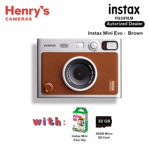 Fujifilm Instax Mini Evo - Brown (Type-C) Fujifilm Instax Mini Evo - Brown (Type-C)