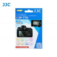 JJC Glass Screen Protector for CanonEOS 77D, 9000D (w/ 2x PET Sub-Screen Protector)