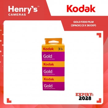 Kodak Gold F200 Film (3 Pack) (3 x 36 Exposure) Kodak Gold F200 Film (3 Pack) (3 x 36 Exposure)