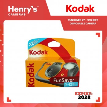 Kodak Fun Saver 27 + 12 Sheet Disposable Camera