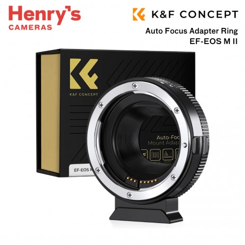 K&F Auto Focus Adapter Ring EF-EOS M II