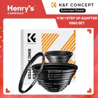 K&F Filter Adapter 11 in 1 Step Up Ring Set