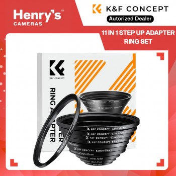 K&F Filter Adapter 11 in 1 Step Up Ring Set K&F Filter Adapter 11 in 1 Step Up Ring Set