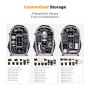 K&F Concept Camera Backpack Hardshell DSLR Photography Camera Bag - Black