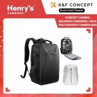 K&F Concept Camera Backpack Hardshell DSLR Photography Camera Bag - Black