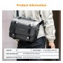 K&F Concept Camera Sling Bag 10L Camera Crossbody Shoulder Backpack DSLR/SLR/Mirrorless Camera - Black
