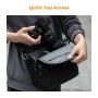 K&F Concept Camera Sling Bag (Black, 5L)