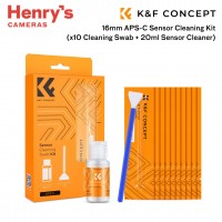 K&F 16mm APS-C Sensor Cleaning Kit (x10 Cleaning Swab + 20ml Sensor Cleaner) SKU.1616