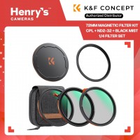 K&F 72mm Magnetic Filter Kit CPL + ND2-32 + Black Mist 1/4 Filter Set - SKU-2498 K&F 72mm Magnetic Filter Kit CPL + ND2-32 + Black Mist 1/4 Filter Set - SKU-2498