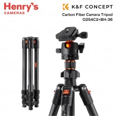 K&F Carbon Fiber Camera Tripod O254C2+BH-36 - KF09.123