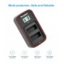 KingMa 2pcs LP-E12 Battery 1090mAh and LCD Dual Charger Kit