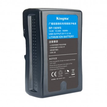 Kingma BP-190WS V Mount Battery 13200MAH 14.4V KNGBP-190WS Kingma BP-190WS V Mount Battery 13200MAH 14.4V KNGBP-190WS