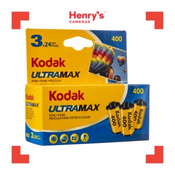 Kodak GC/UltraMax 400 Color Negative Film (35mm Roll Film, 24 Exposures, 3-Pack) Kodak GC/UltraMax 400 Color Negative Film (35mm Roll Film, 24 Exposures, 3-Pack)