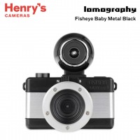 Lomography Fisheye Baby 110 Film Camera - Metal Black