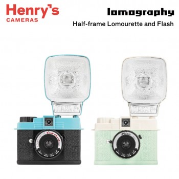 Lomography Half-Frame Lomourette and Flash Film Camera Lomography Half-Frame Lomourette and Flash Film Camera