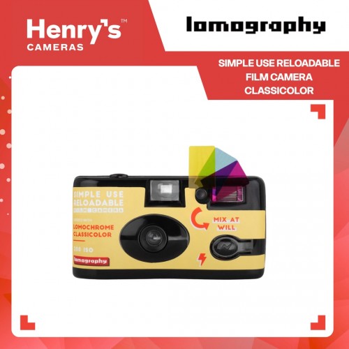 Lomography Simple Use Reloadable Camera 200/27 Classicolor