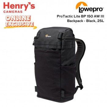 Lowepro ProTactic Lite BP 150 AW III Backpack Black, 25L Lowepro ProTactic Lite BP 150 AW III Backpack Black, 25L