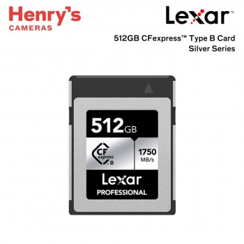 Lexar 512GB Professional 1750MB/s CFexpres Type B Card Silver Series