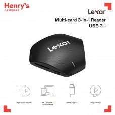 Lexar Professional Multi-Card 3-in-1 USB 3.1 Card Reader