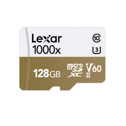 LEXAR 128GB PROFESSIONAL 1000X 150/90MBS MICROSDHC UHS-II WITH READER