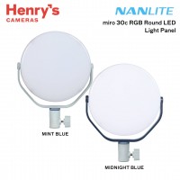 Nanlite miro 30c RGB Round LED Light Panel Nanlite miro 30c RGB Round LED Light Panel